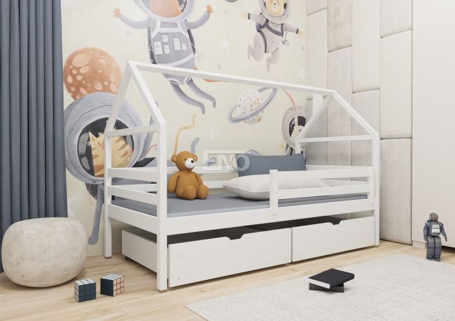 Dětská domečková postel Aron - 80x160