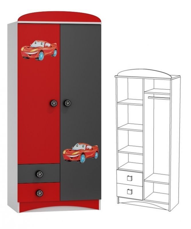 Skříň Super Car - 8 (auto B)