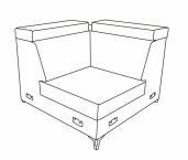 Aspen rohový díl - E