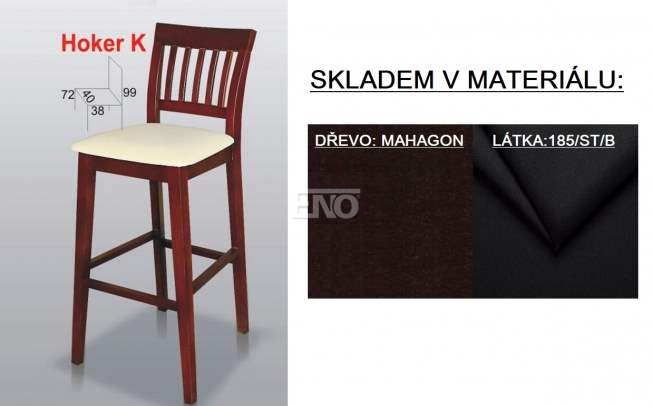 Barová židle Hoker K - SKLADEM - 5 ks
