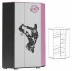 Rohová skříň Street dance - Y17