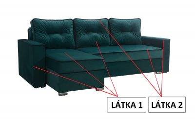 Rohová sedací souprava Artur 2.