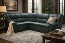 Kožená rohová sedací souprava Dubaj XL lux - LEVÁ varianta