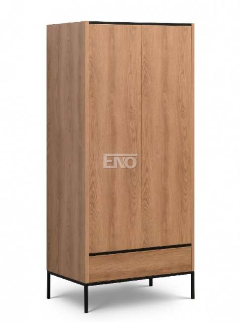 Skříň Loft Karmel s policemi - LKSZ2DP