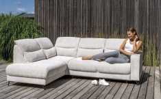 Rohová sedací souprava Popus (1BK+E+2F) - každodenní spaní - LEVÁ varianta