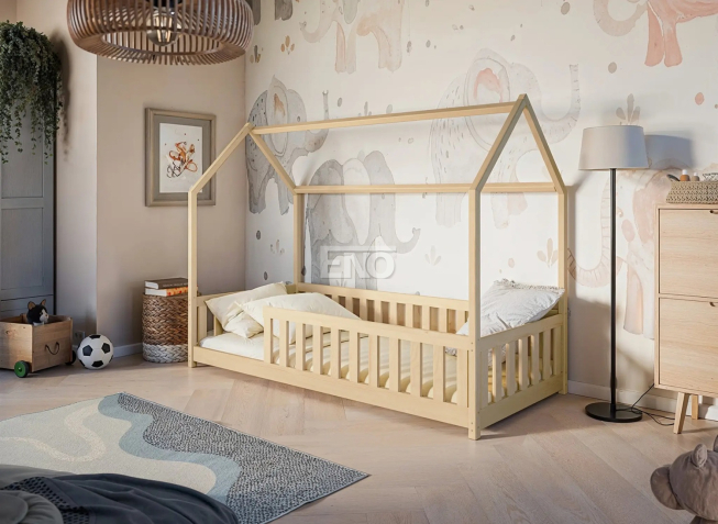 Dětská domečková postel Noah - 80x180