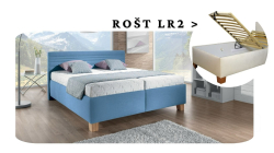 Postel Vivat s roštem LR2 - 160x200