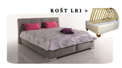 Postel Lusso s roštem LR1 - 160x200