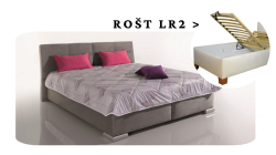 Postel Lusso s roštem LR2 - 180x200