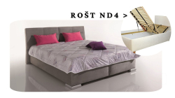 Postel Lusso s roštem ND4 - 160x200