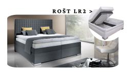 Postel Rialto a rošt LR2 - 180x200 s úložným prostorem