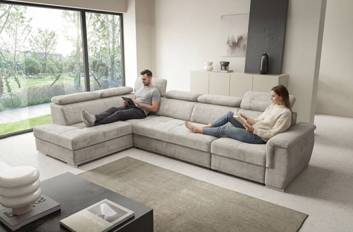 Rohová sedací souprava Umbri II. + 1