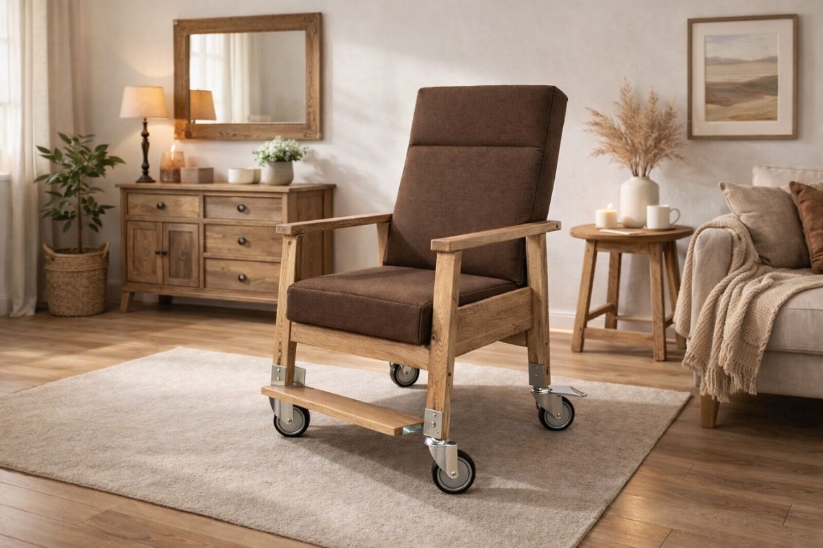 Senior křeslo Jakub na kolečkách