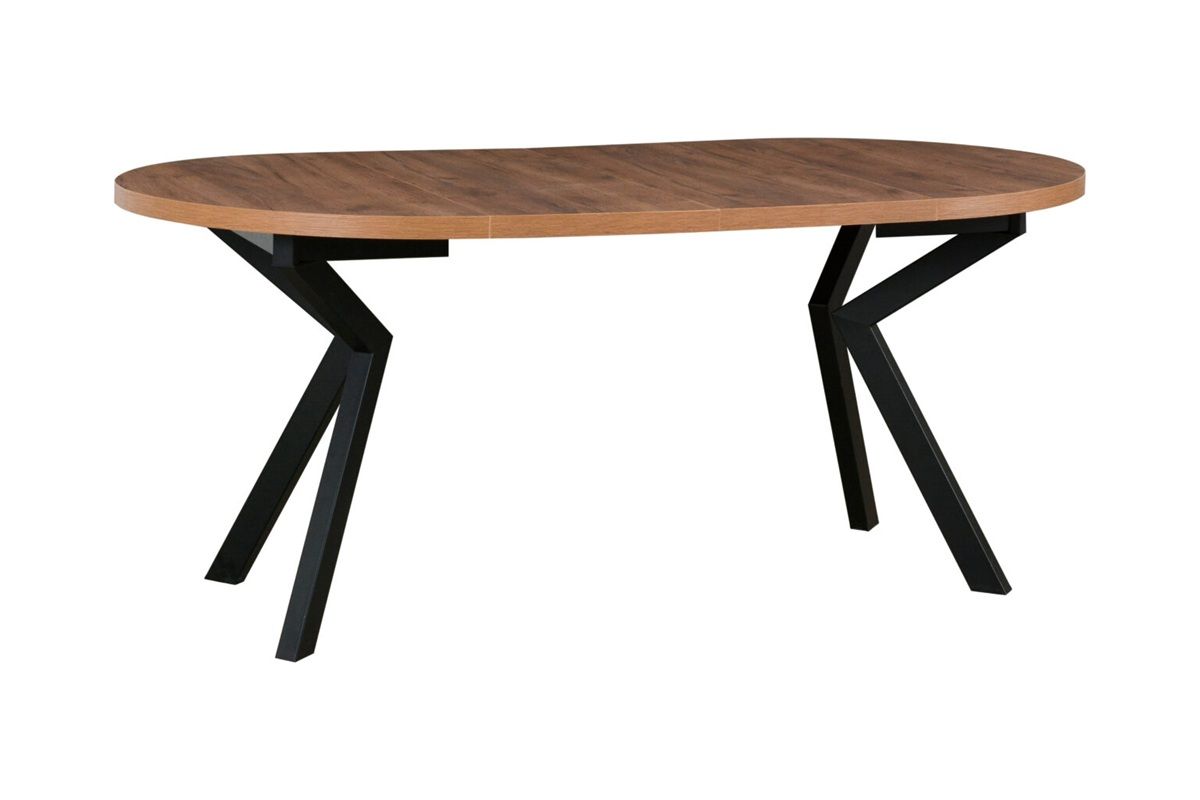 Jídelní stůl Ikon 8 (100/180,lamino) - kulatý 